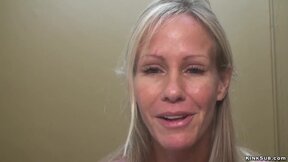 ”COUGAR trainee ravaged bent over table”