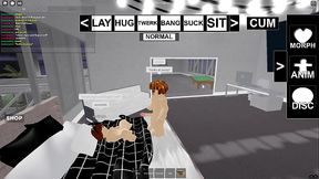 I accidently walked in on my roblox step sis... *GONE SEXUAL*