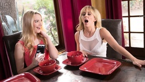 Kenna James and Cherie Deville licking in various positions