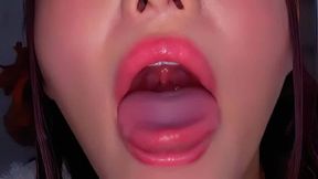 JAPAN's MAO HAMASKI   *LONG TONGUE*   ( # 778OKN)