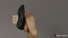 Ballet Flats Pantyhose Feet Shoeplay - Kylie Jacobsx - MP4 1080p HD