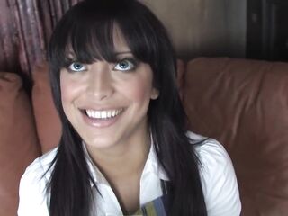 Marvelous fast food waitress can't resist a quick buck