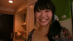 An Osaka woman also enjoys a creampie.
