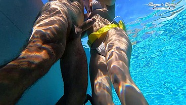 All Natural MILF Julia North Underwater Anal in the pool (1080)