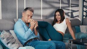 Martina Smeraldi and Totti Enjoy a Rewarding Day of Pleasure in A Good Day's Work