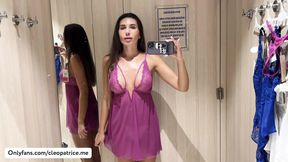 SEXY uncensored SEE THROUGHT Lace Lingerie Try On Haul with Cleo Patrice. NUDE