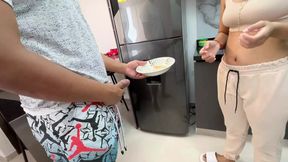 My Latina Stepsister Asks Me to Give Her My Milk for Her Cereal, and I Give Her My Milk with a Delicious Fuck to Her Tight Ass