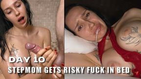 Step mother's huge cock pounds amateur slut hard