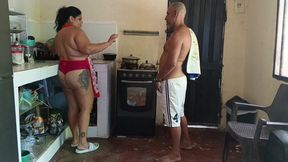 My neighbor waits for her husband to leave so she can seduce me. With her big, big ass