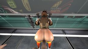 Overwatch - Fuck Tracer in Different Positions (A XXX Parody)