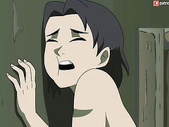 The Ultimate Licker - Pussy licking monster tongue fucks Resident Evil girls
