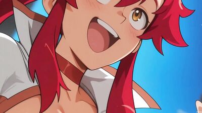 Get ready to jerk off as Yoko Littner's cock hero gets ready to ride your dick
