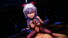 Genshin Impact - Ganyu Pleasure Cowgirl Riding (A XXX Parody)