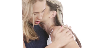 ”A playful day leads to stunning teen lesbo girls scissoring & fucking”