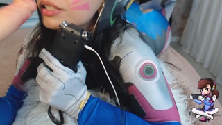 ASMR COSPLAY DVA OVERWATCH BLOWJOB SO HOT