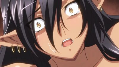 Kuroinu Dark Elves gets wild with double penetration and blowjobs in hot POV action