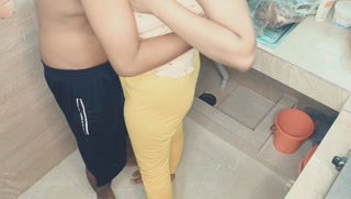 My younger Step brother fucked me while cooking