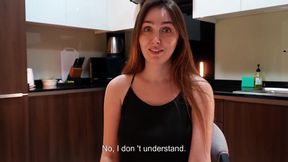 POV: Stepmom Gives Me a Secret Kitchen Blowjob After Staring at My Cock Under the Table