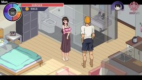 Ntraholic - Sex with the Neighbor’s Wife - Hentai Game