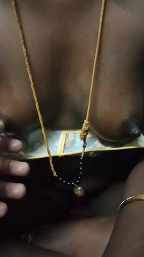 Desi Tamil Housewife's Oiled Nipples Scream in BDSM - Big Black Ass Shakes! Cuck Films! Indianhotwifex