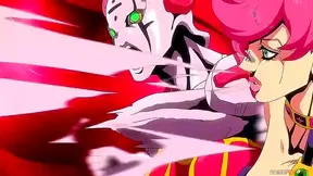 Blonde Bombshell Unleashes Steamy Lust in JoJos Wildest Hentai Fantasies