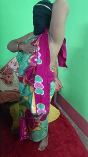 Desi bhabi Striping at her own house