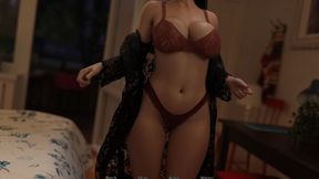 I Was Completely Surprised to See the Big Breasts of the Stepmother