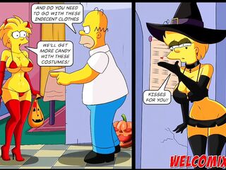 Halloween night with sex - The Simptoons