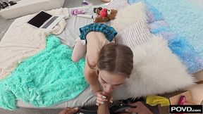 Erica Candfield is a blonde bombshell that gets fucked hard by a hunk
