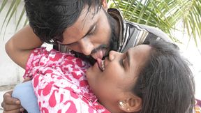 new tamil girl was weeping in the field of people without recognition, then brought it to the house and fucked