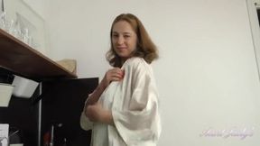 Morning Pleasure with a 40-Year-Old Redhead MILF: Mrs. Marta's Intimate Moments