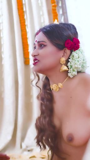Desi Newly Married StarSudipa Fucked by a thief Infront of husband and turns into a Hardcore Threesome ( Hindi Audio )   Clip 1
