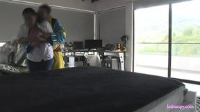 delicious maid with saggy boobs loves to play hard to get