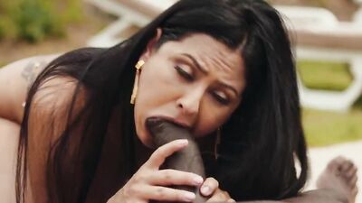 Cheating housewife is being fucked by big-dicked black neighbor