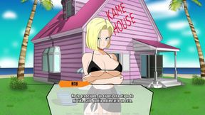Hybrid Eroventures - The Cute Panties of Android 18