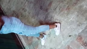 Public motel sex with 20-year-old Indian girl caught on the street