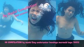 WMV COMPILATION by model Emy underwater bondage mermaid tape 70052