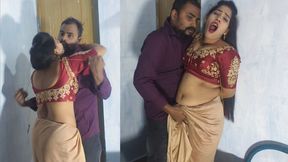 Newly Indian married husband and wife romance hardcore Sex and blowjob nude full video