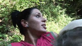 Old man fucked me in the woods - Public Sex