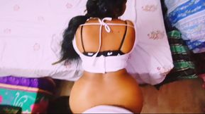 Indian black saree housewife cheating husband fucking husband's father Telugu dirty talks.