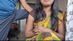 Beautiful big ass indian teen maid girl in saree fucked by her saheb