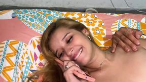 When I was talking on the phone with my boyfriend, my stepbrother came into my room and fucked me at the end, I hung up on him a