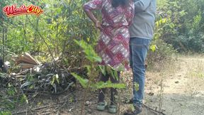 Cute girl with forrest happened unexpected hot romance