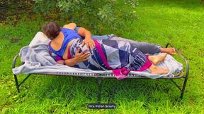 Rare Desi Bhabhi Saree Outdoor Sex - 69 Position Pussy Eating and Public Doggy Anal Fucking