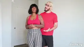 Fit ebony couple goes wild in lustful sex
