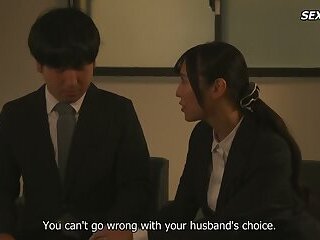 Eng SubJUQ-551- Married Secretarys Sweaty, Kissing-Filled Office Creampie Sex