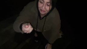 Cracky is  given cigarettes if she flashes her pussy