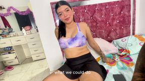 creampie to an 18-year-old stranger I met on a date. pov- close up.