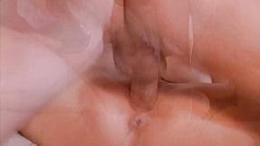 ”Big Breasted retro blonde Brittany Andrews spreads legs for meat”