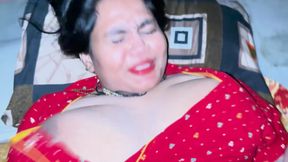 My Hot Indian Wife in Red Saree Seduced Me for Full Night Wild Ride